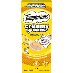Temptations™ Creamy Spoons™ Tasty Chicken and Cheesy Cheese image