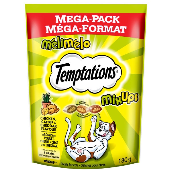 TEMPTATIONS™ MixUps Chicken, Catnip and Cheddar 180g